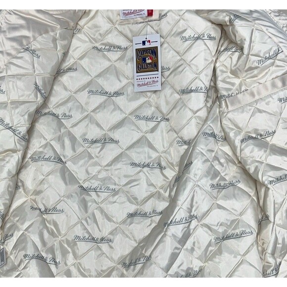 NEW YORK YANKEES MLB MITCHELL & NESS SATIN JACKET - NWT- LARGE - Picture 7 of 9